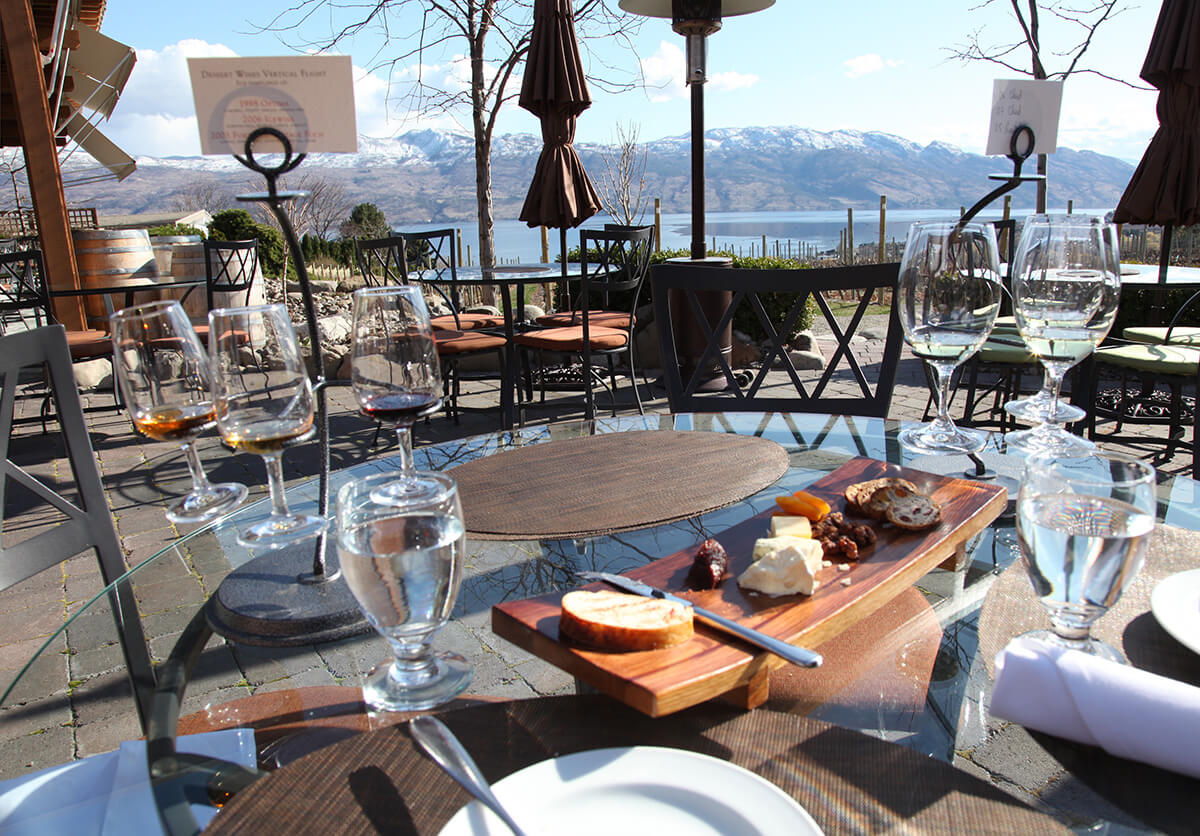 view over the Okanagan Lake